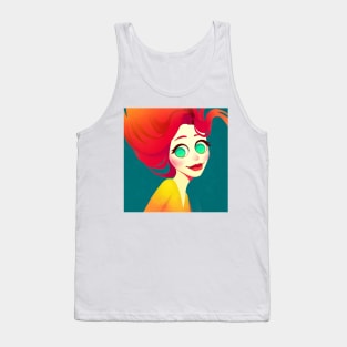 Smiling Girl Tank Top